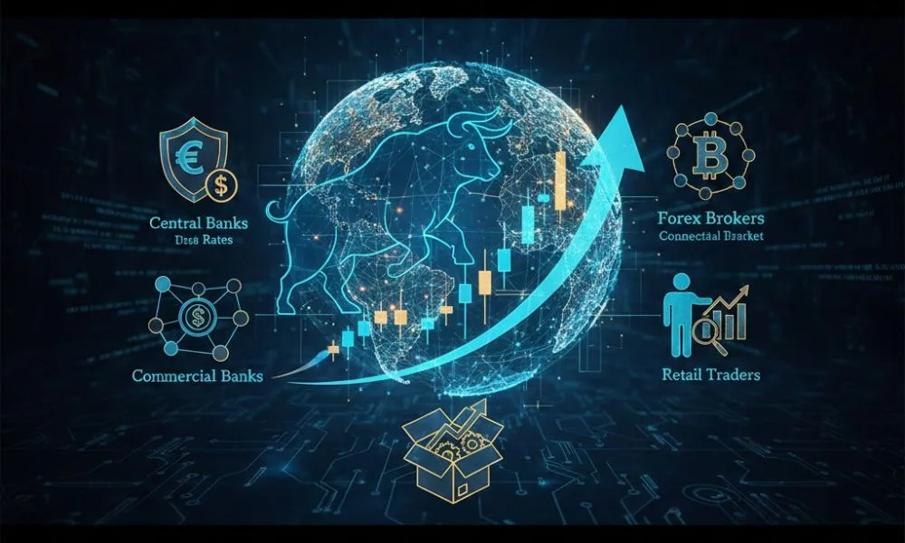 بازیگران اصلی بازار فارکس